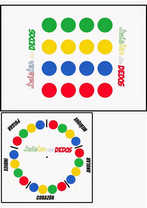 Dcomic Twister De Dedos Juegos De Mesa Para Niños Juegos De Tablero