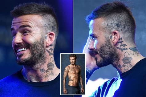 Neck Tattoos David Beckham