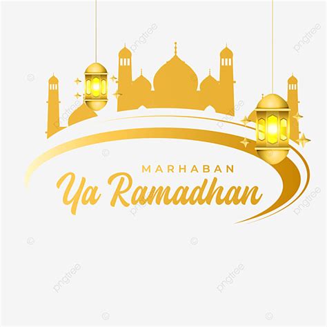Ramadan Kareem Greeting Vector Hd Images Marhaban Ya Ramadhan Kareem