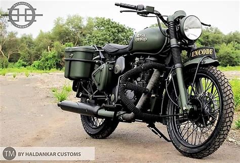 Further, the ground clearance is 135mm, while the fuel tank capacity stands at. Royal Enfield Classic 350 Battle Green Encode by Haldankar ...