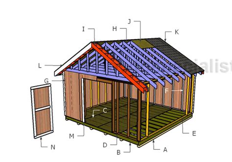 Cost To Build A 16x16 Shed Encycloall