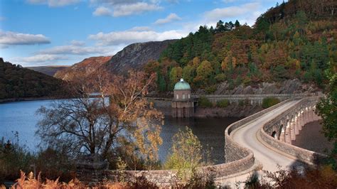Elan Valley Dams Autumn Colours Mid Wales Youtube