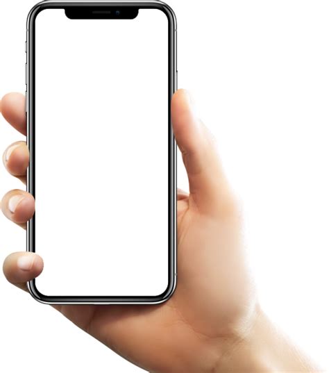 Mockup Hand Holding Smartphone Png Pic Png Mart