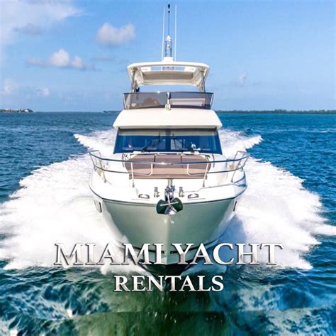 Miami Yachts And Boats Rental Miami Beach Fl