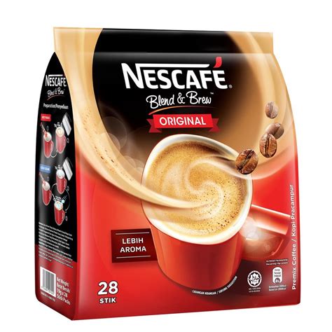 Nescaf Blend Brew Original In Premix Coffee Stick Packs X