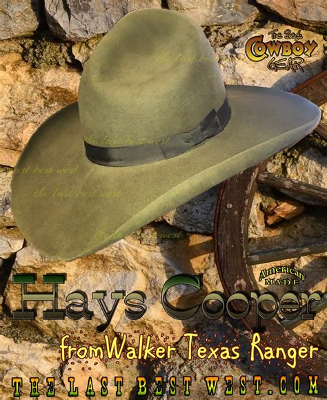 Hays Cooper Cowboy Hat The Last Best West