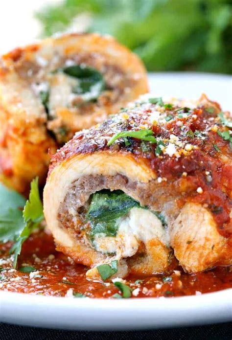 Maybe you would like to learn more about one of these? Sausage Stuffed Chicken Rollatini - Mantitlement