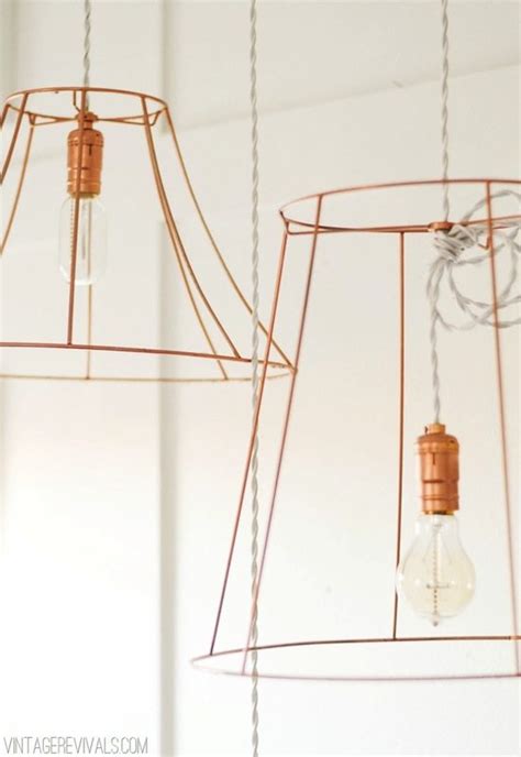 Wire Pendant Light Tutorial Upcycle That
