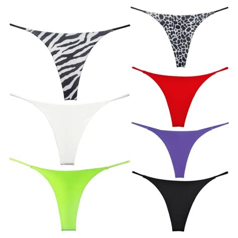 Women S Sexy Cheeky Brazilian Cut Thong Bikini Bottom Low Rise High