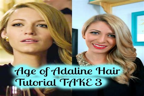 Age Of Adaline Hair Tutorial Take 3 Youtube