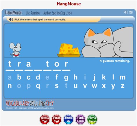 The games that feature hangman are known as hangman games. VocabularySpellingCity Supports Edmodo's Social ...
