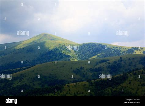 Mountain Zlatibor Landscape With A Cloudy Sky Stock Photo Alamy