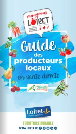 Sortie Du Guide Des Producteurs Locaux Pro Tourismeloiret