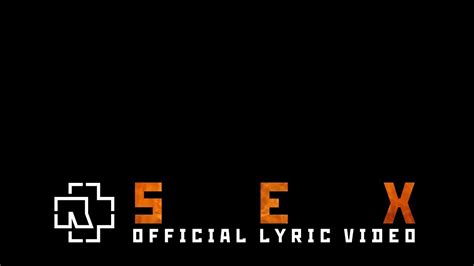 Rammstein Sex Official Lyric Video 720p YouTube