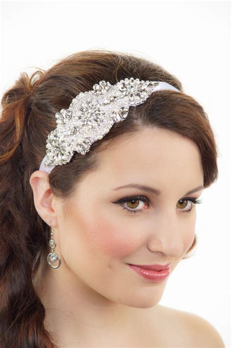 Items Similar To Bridal Headband Crystal Headband Art Deco Headband