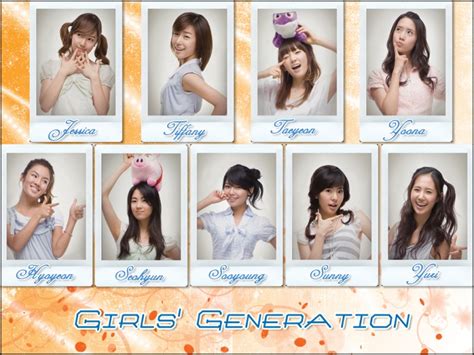 Girls Generation Members Name Korean Girl Celebrity Wallpaper
