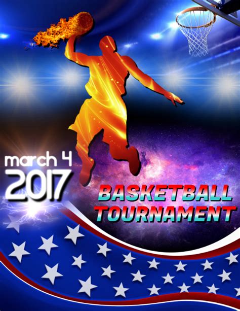 Basketball Tournament Template Postermywall