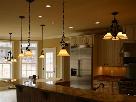 Kitchen Lightingpendants With Matching Chandelier Wrought Iron