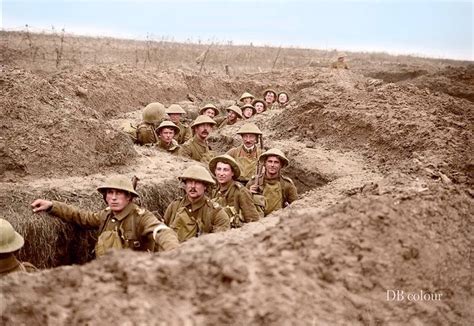 British Soldiers In A Trench On The Western Front R Wwi