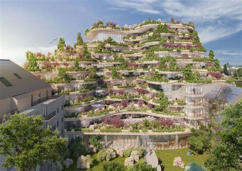Vincent Callebaut Creates Biophilic Building With Sinuous Balconies And