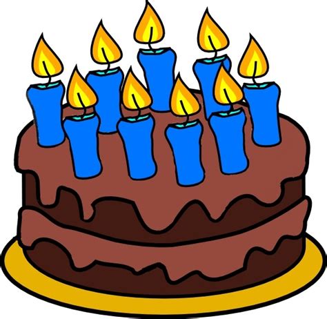 Clipart Of Birthday Cake With Candles ClipArt Best