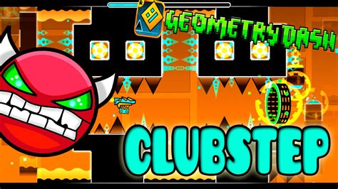 Geometry Dash 23 Clubstep 100 All Coins Youtube