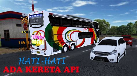 Bus simulator indonesia (aka bussid) will let you experience what it likes being a bus driver in indonesia in a fun and authentic way. Mobile Bus Simulator NPM Lewat Palang Pintu Kereta Api - Game Simulator Android - YouTube