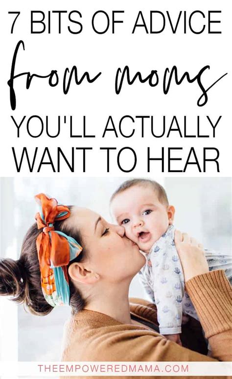7 Pieces Of Advice From Moms Youll Actually Want To Hear The