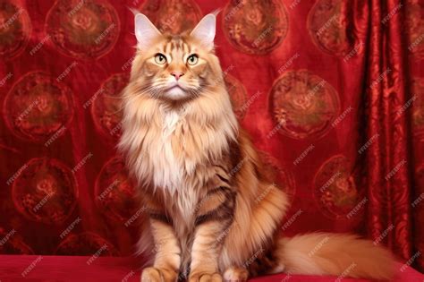 Premium AI Image | Majestic Maine Coon Cat