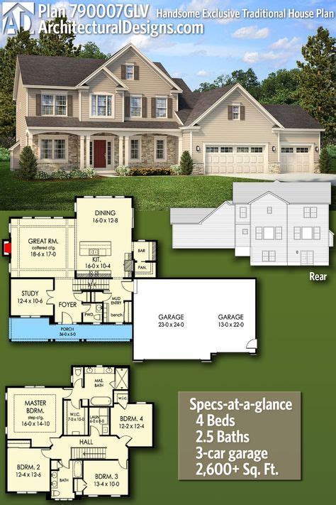 Dream House Architectural Designs Exclusive House Plan 790007glv Gives