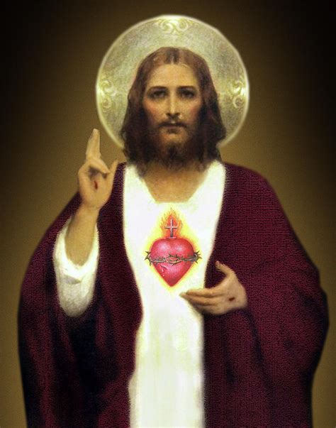 Sacred Heart Of Jesus Photograph By Samuel Epperly Pixels