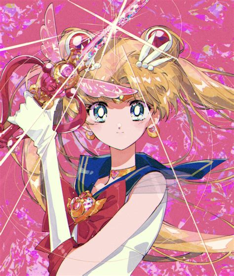 Safebooru 1girl Bangs Bishoujo Senshi Sailor Moon Blonde Hair Blue Eyes Blue Sailor Collar Bow