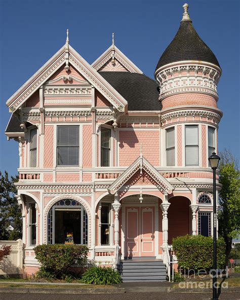 Milton Carson Home Pink Lady Queen Anne Victorian Eureka California