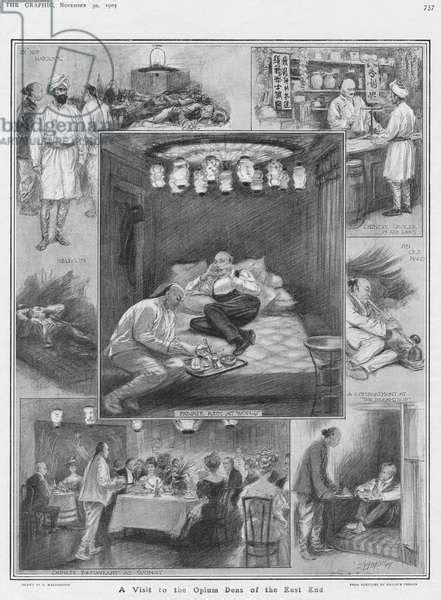 Image Of A Visit To The Opium Dens Of The East End By Macpherson