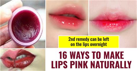 How Can You Get Pink Lips Naturally