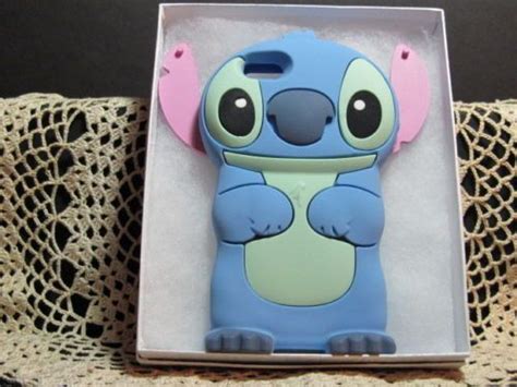 Iphone 5 5s 5c 3d Disney Stitch Soft Silicone Character Case W T