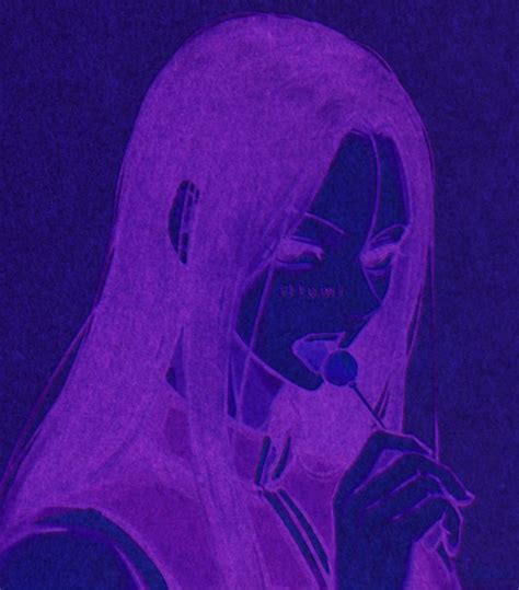 քʊʀքʟɛ աǟʋɛ·° In 2021 Dark Purple Aesthetic Dark Anime Hello