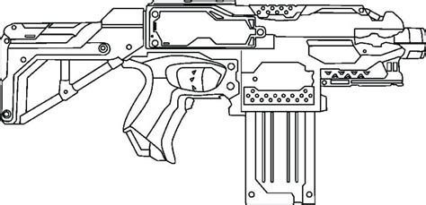 62 Fortnite Nerf Gun Coloring Pages Esyasa Tiyorum