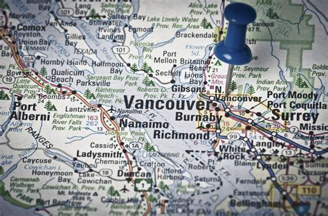 See A Map Of Vancouver Vancouver Canada Map Location Map