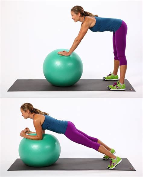 Bonus Minute Ab Workout Stability Ball Exercises Standing Abs Stability Ball