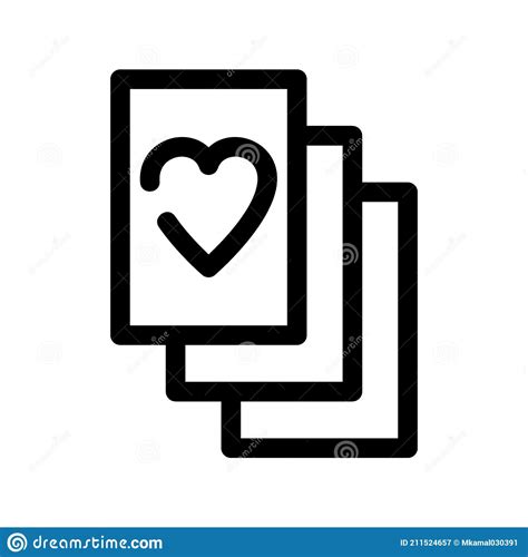 Valentinskarten Symbol Oder Logo Isoliert Zeichen Symbol Vektor