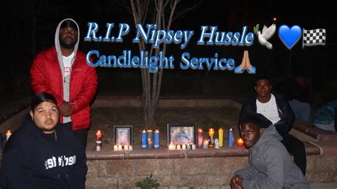 nipsey hussle candlelight memorial youtube