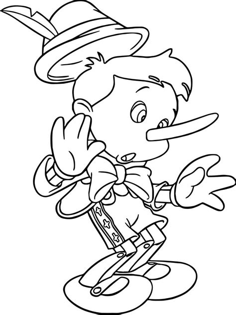Pinocchio Face Coloring Pages Wecoloringpage The Best Porn Website