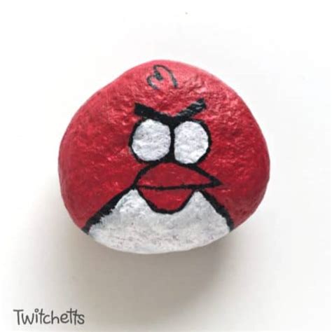 How To Make Angry Birds Painted Rocks Twitchetts