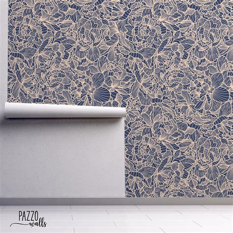 Flower Adhesive Wallpaper Renters Decor Floral Removable