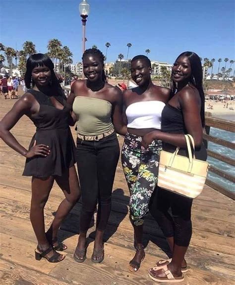 Sudanese Ladies African Beauty Dark Skin Women Black Is Beautiful