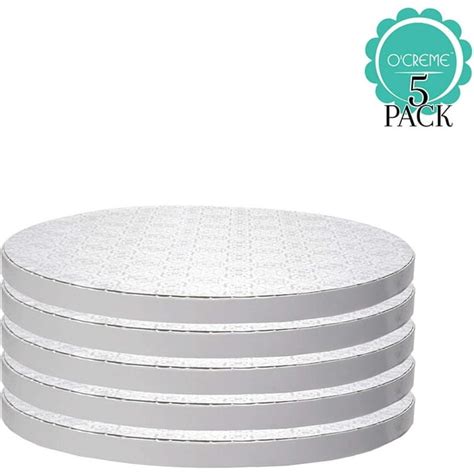 Ocreme Cake Board White Round Cake Circles With Gorgeous Design
