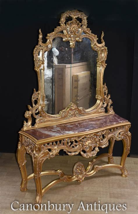 We did not find results for: French Gilt Console Table and Mirror Set Rococo Louis XVI