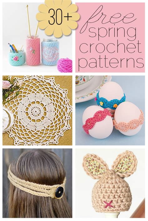 30 Plus Free Spring Crochet Patterns