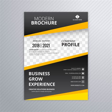 Modern Business Brochure Template Professional Design Illustrati 258576